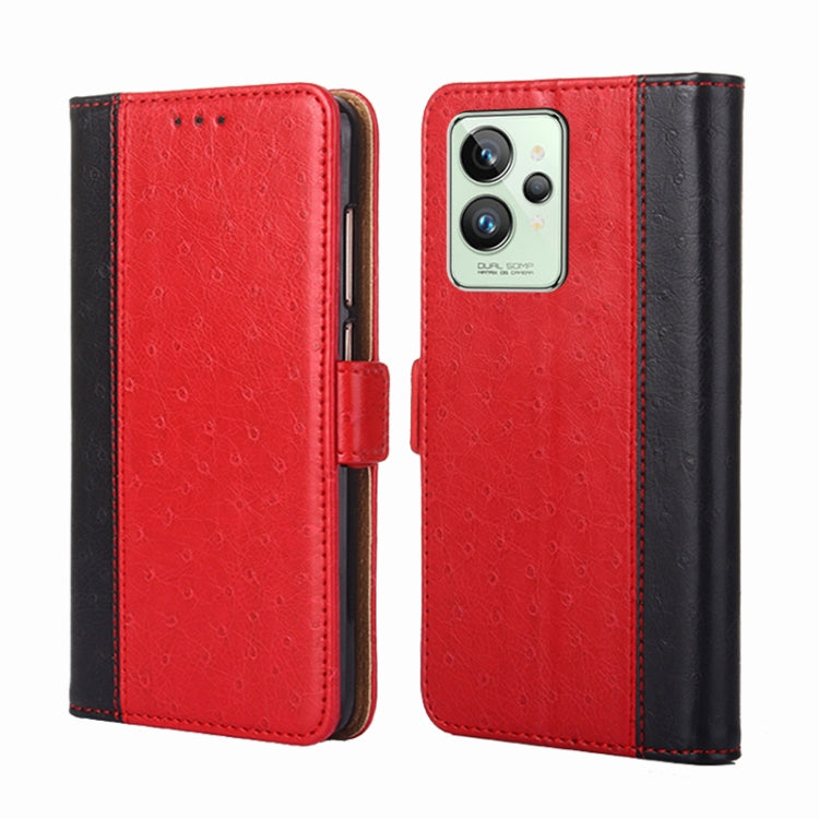 For OPPO Realme GT2 Pro Ostrich Texture Flip Leather Case