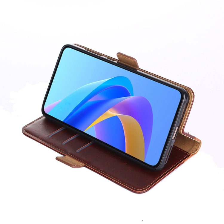 For OPPO Realme Narzo 50i Ostrich Texture Flip Leather Case