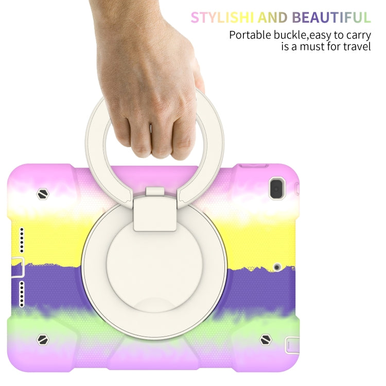 For iPad 10.2 2019/10.2 2020/10.2 2021 Silicone + PC Full Body Protection Tablet Case With Holder & Strap