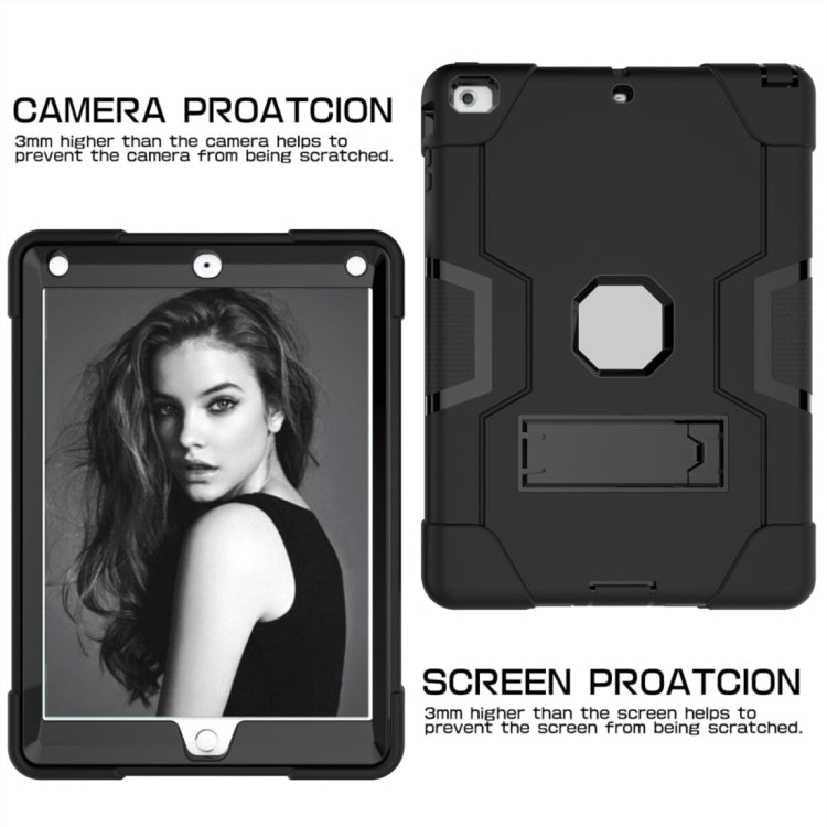 For iPad 4 / 3 / 2 Silicone + PC Protective Case with Stand