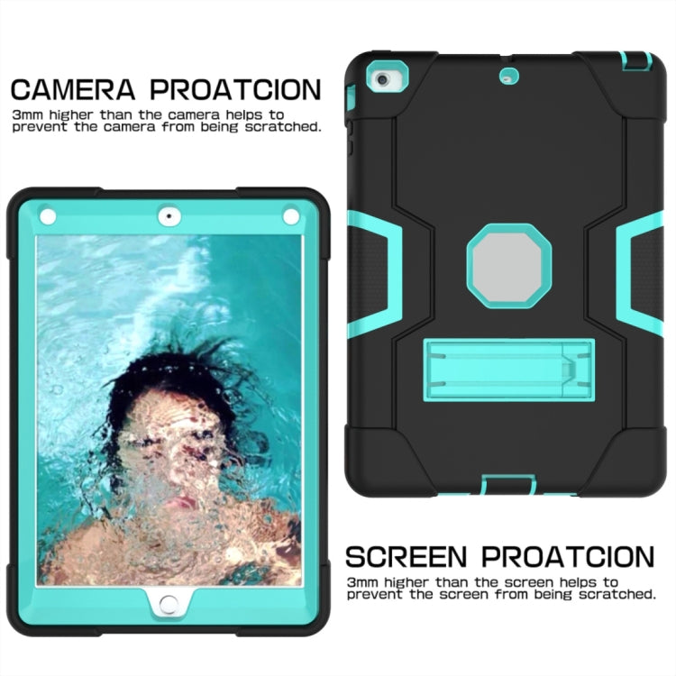 For iPad 4 / 3 / 2 Silicone + PC Protective Case with Stand