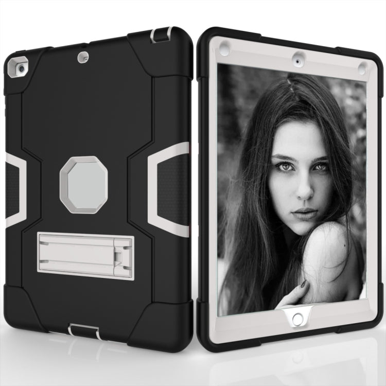 For iPad 4 / 3 / 2 Silicone + PC Protective Case with Stand