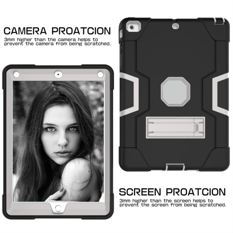 For iPad 4 / 3 / 2 Silicone + PC Protective Case with Stand