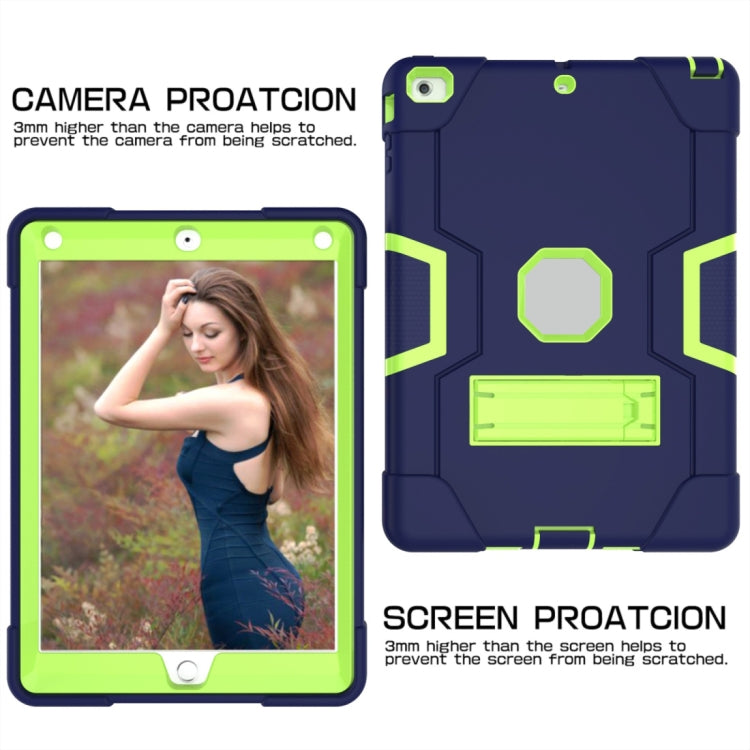 For iPad 4 / 3 / 2 Silicone + PC Protective Case with Stand