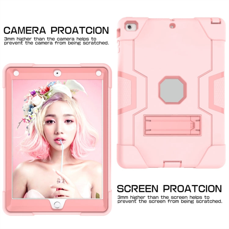 For iPad 4 / 3 / 2 Silicone + PC Protective Case with Stand