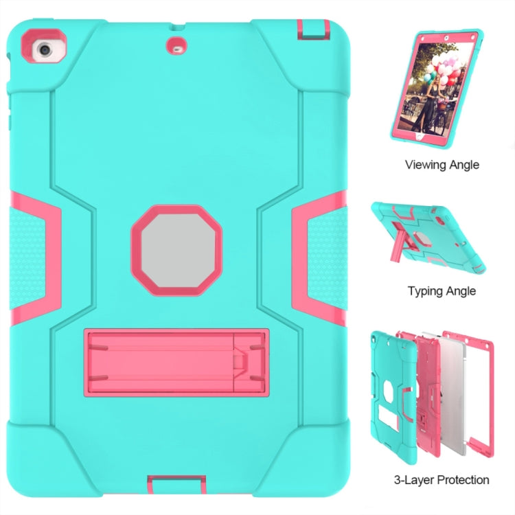 For iPad 4 / 3 / 2 Silicone + PC Protective Case with Stand