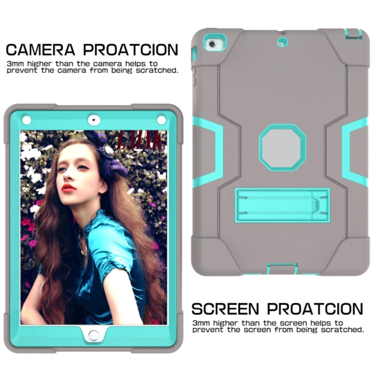 For iPad 4 / 3 / 2 Silicone + PC Protective Case with Stand