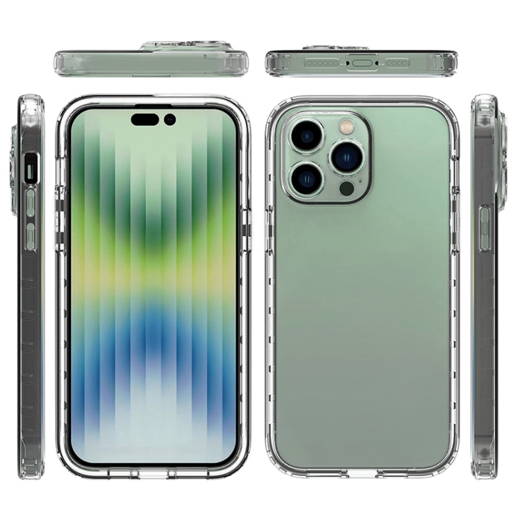 For iPhone 14 Pro Two-color Gradual Change PC+TPU Phone Case