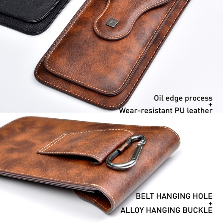 Outdoor Mountaineering Double-layer Phone Hanging Pocket for 6.5 inch Phone