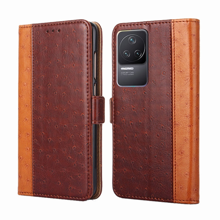 For Xiaomi Redmi K50 / K50 Pro Ostrich Texture Flip Leather Phone Case