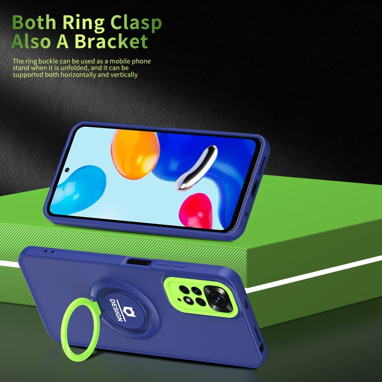 For Xiaomi Redmi Note 11 2022 6.43 inch / Note 11S International Eagle Eye Ring Holder Phone Case