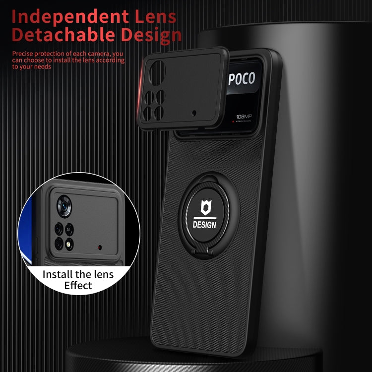 For Xiaomi Poco X4 Pro 5G Eagle Eye Ring Holder Phone Case