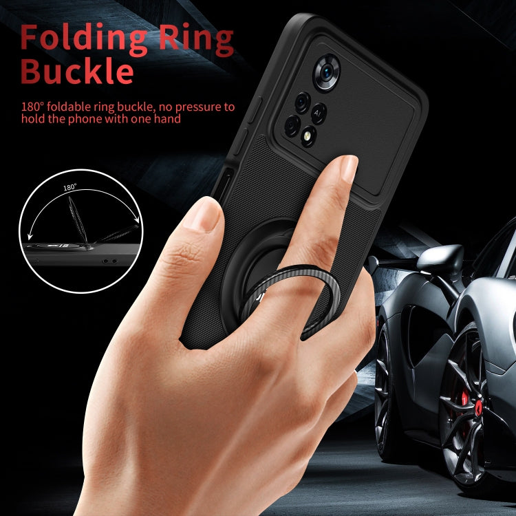 For Xiaomi Poco X4 Pro 5G Eagle Eye Ring Holder Phone Case