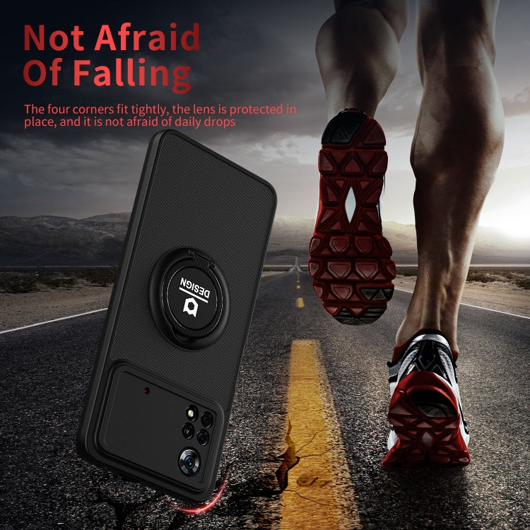 For Xiaomi Poco X4 Pro 5G Eagle Eye Ring Holder Phone Case