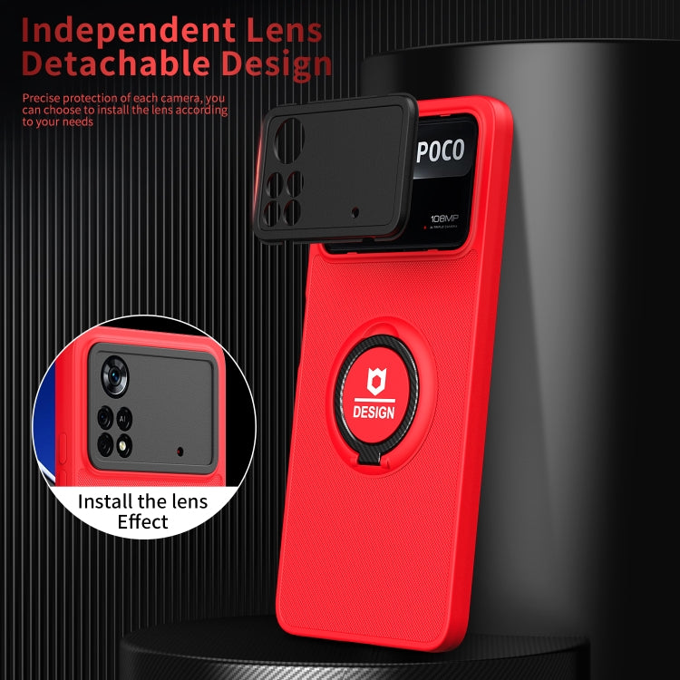 For Xiaomi Poco X4 Pro 5G Eagle Eye Ring Holder Phone Case