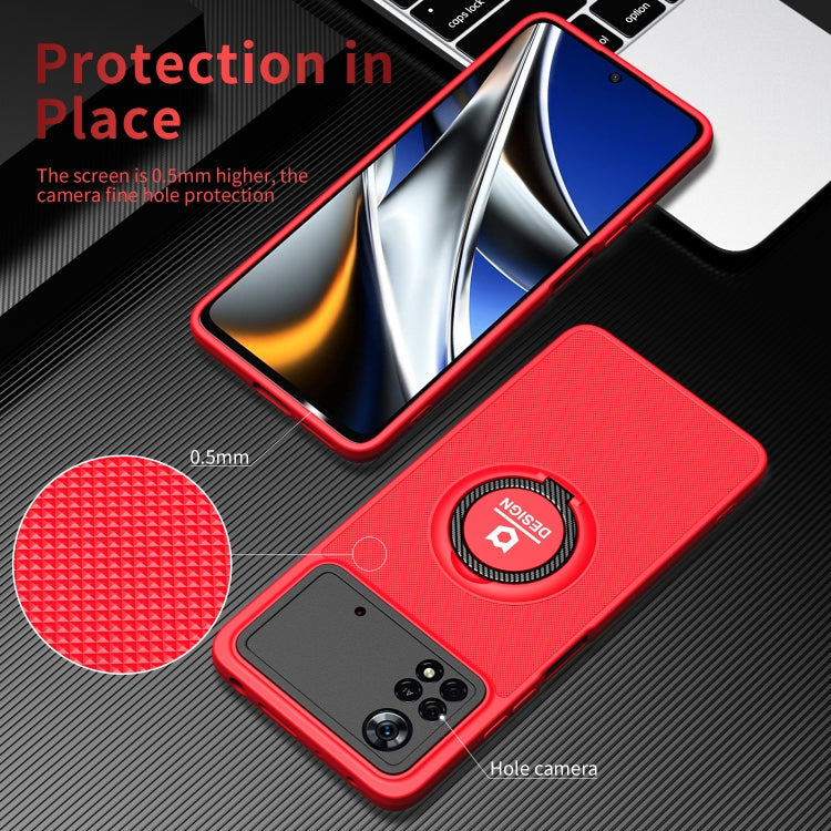 For Xiaomi Poco X4 Pro 5G Eagle Eye Ring Holder Phone Case