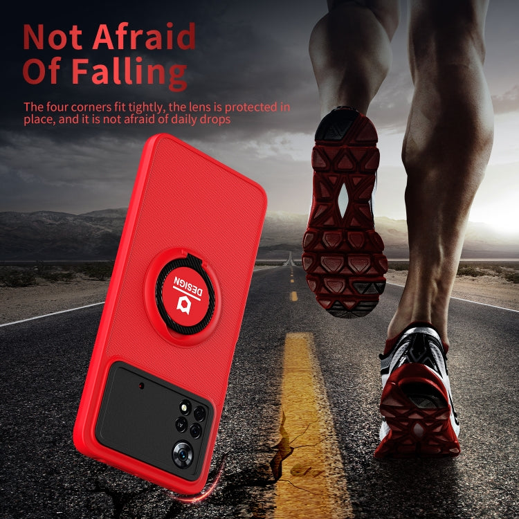 For Xiaomi Poco X4 Pro 5G Eagle Eye Ring Holder Phone Case