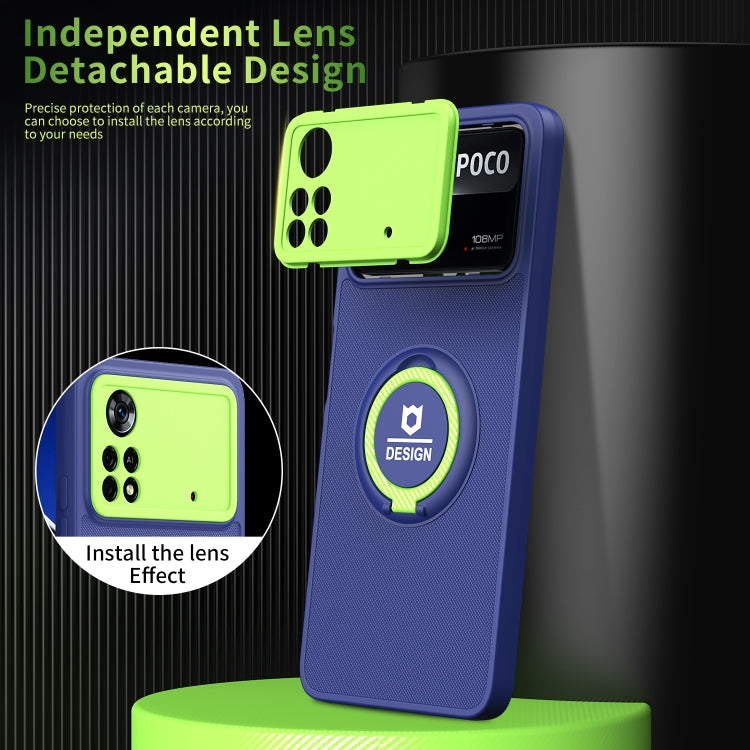 For Xiaomi Poco X4 Pro 5G Eagle Eye Ring Holder Phone Case