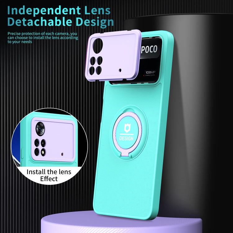 For Xiaomi Poco X4 Pro 5G Eagle Eye Ring Holder Phone Case