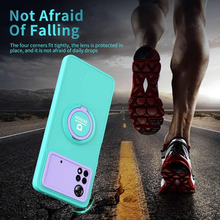 For Xiaomi Poco X4 Pro 5G Eagle Eye Ring Holder Phone Case