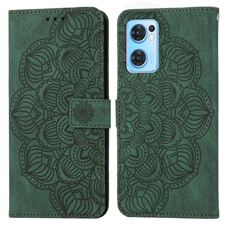 For OPPO Realme 9i Mandala Embossed Flip Leather Phone Case