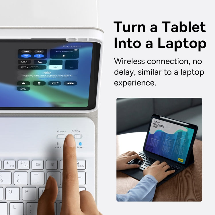 Baseus Brilliance Detachable Keyboard Leather Case For iPad Pro 12.9 2021 / 2020 / 2018