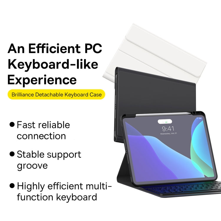 Baseus Brilliance Detachable Keyboard Leather Case For iPad Pro 12.9 2021 / 2020 / 2018