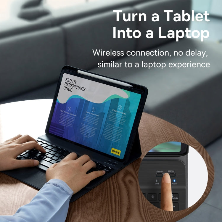 Baseus Brilliance Detachable Keyboard Leather Case For iPad Pro 12.9 2021 / 2020 / 2018