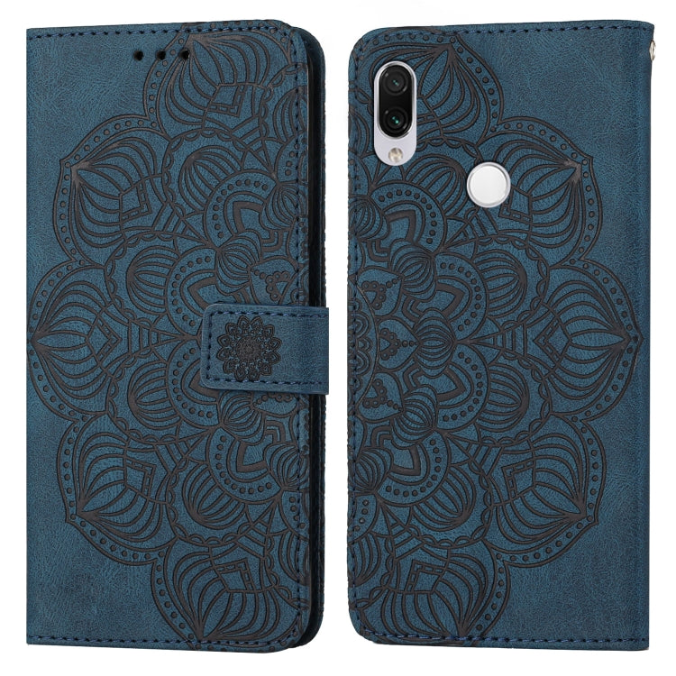 For Xiaomi Redmi Note 7 / Note 7 Pro Mandala Embossed Flip Leather Phone Case