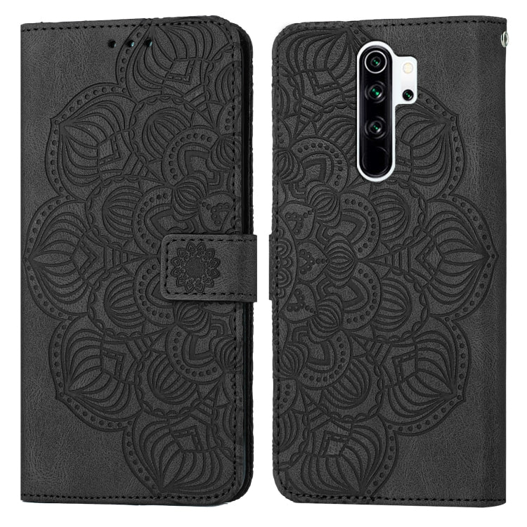 For Xiaomi Redmi 9 Mandala Embossed Flip Leather Phone Case