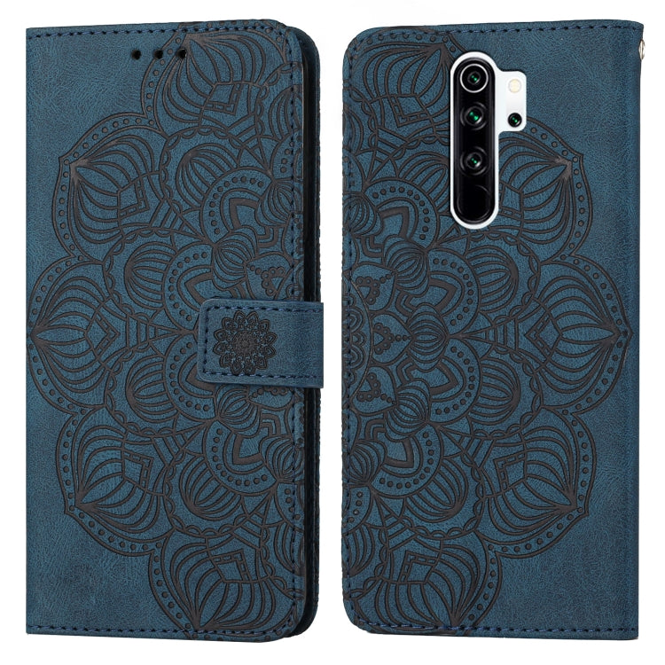 For Xiaomi Redmi 9 Mandala Embossed Flip Leather Phone Case