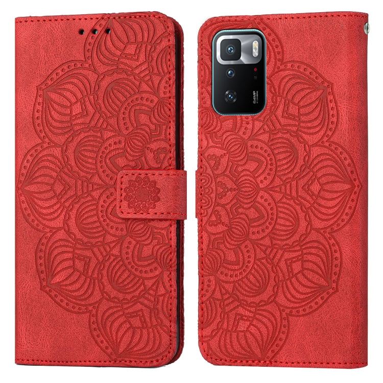 For Xiaomi Redmi Note 10 Pro 5G Mandala Embossed Flip Leather Phone Case