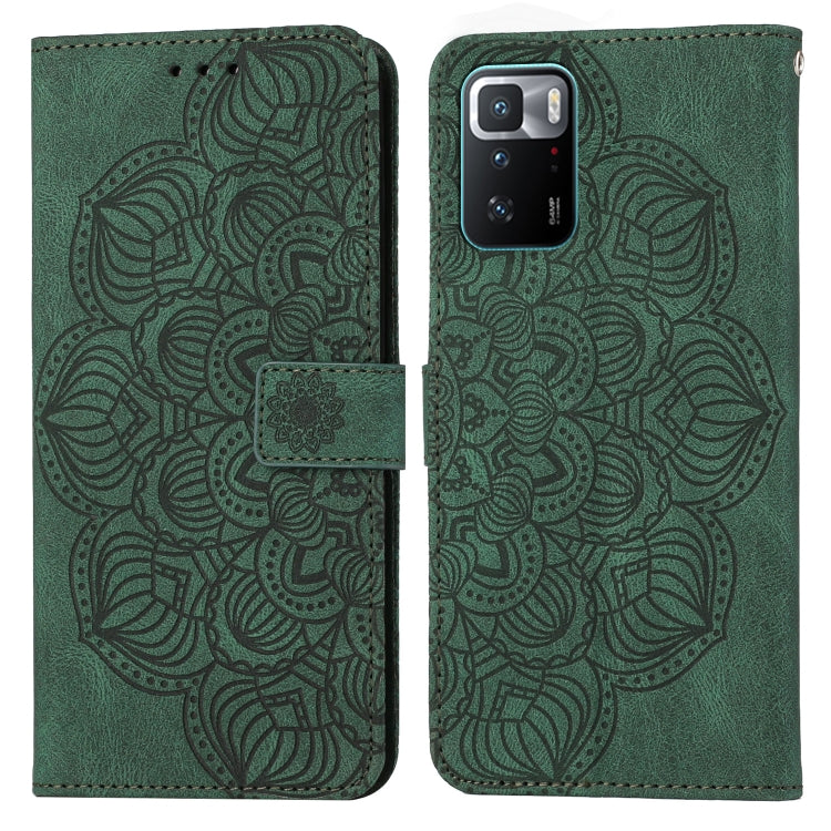 For Xiaomi Redmi Note 10 Pro 5G Mandala Embossed Flip Leather Phone Case