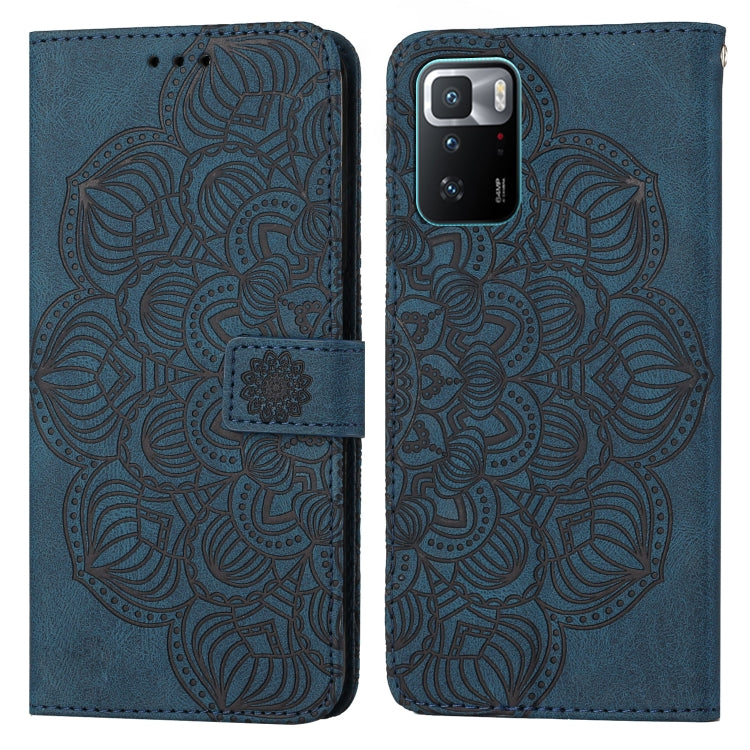For Xiaomi Redmi Note 10 Pro 5G Mandala Embossed Flip Leather Phone Case