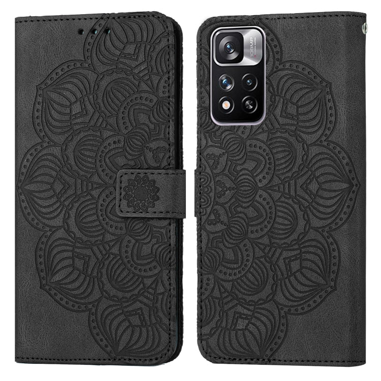 For Xiaomi Redmi Note 11 Pro 5G Mandala Embossed Flip Leather Phone Case