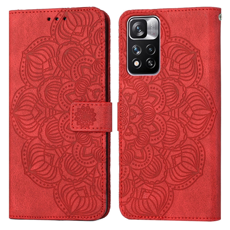 For Xiaomi Redmi Note 11 Pro 5G Mandala Embossed Flip Leather Phone Case