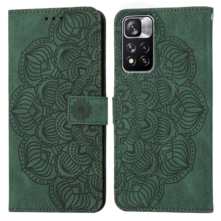 For Xiaomi Redmi Note 11 Pro 5G Mandala Embossed Flip Leather Phone Case