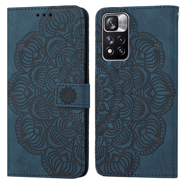For Xiaomi Redmi Note 11 Pro 5G Mandala Embossed Flip Leather Phone Case