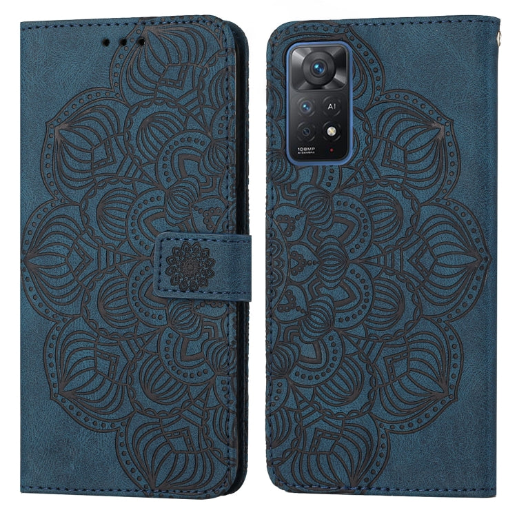 For Xiaomi Redmi Note 11 Pro International Mandala Embossed Flip Leather Phone Case