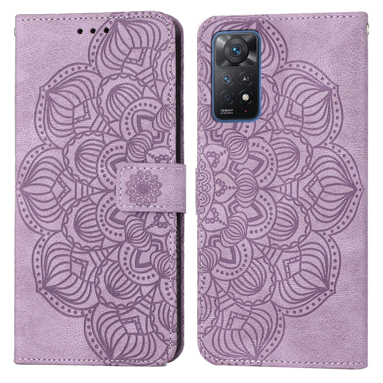 For Xiaomi Redmi Note 11 Pro International Mandala Embossed Flip Leather Phone Case
