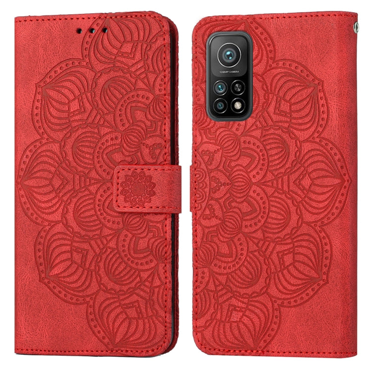 For Xiaomi Mi 10T / 10T Pro Mandala Embossed Flip Leather Phone Case