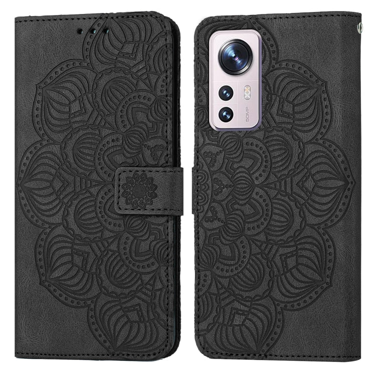 For Xiaomi 12 Lite Mandala Embossed Flip Leather Phone Case