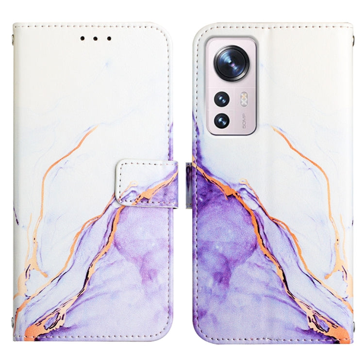 For Xiaomi 12 Lite Marble Pattern Flip Leather Phone Case