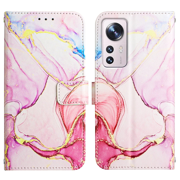 For Xiaomi 12 Lite Marble Pattern Flip Leather Phone Case