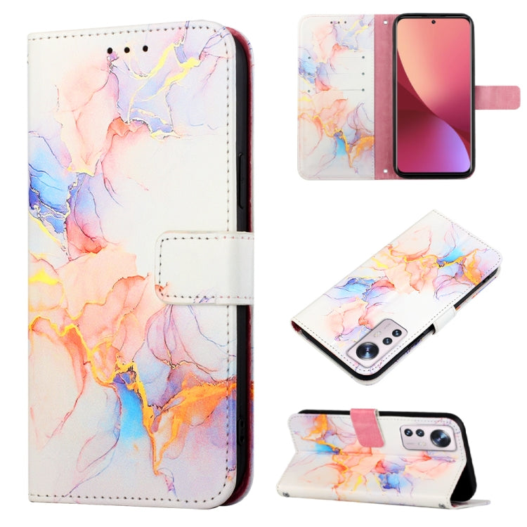 For Xiaomi 12 Lite Marble Pattern Flip Leather Phone Case