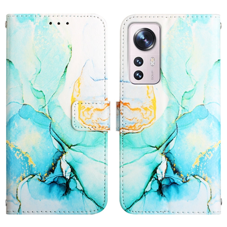For Xiaomi 12 Lite Marble Pattern Flip Leather Phone Case