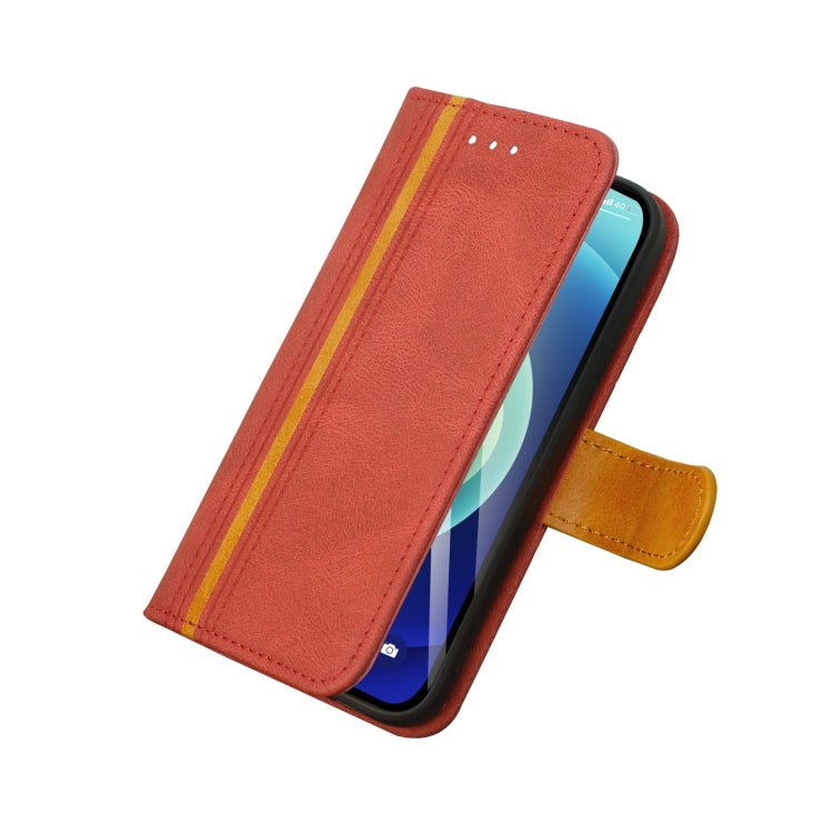 For iPhone 13 mini Skin Feel Leather Wallet Phone Case