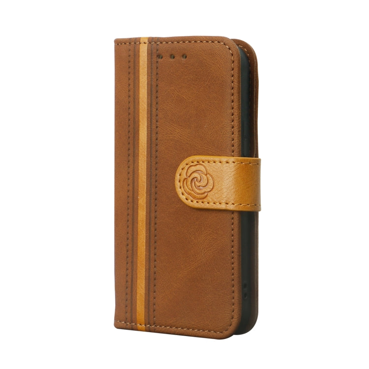 For iPhone 13 mini Skin Feel Leather Wallet Phone Case