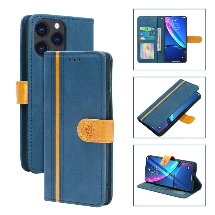 For iPhone 13 Pro Max Skin Feel Leather Wallet Phone Case