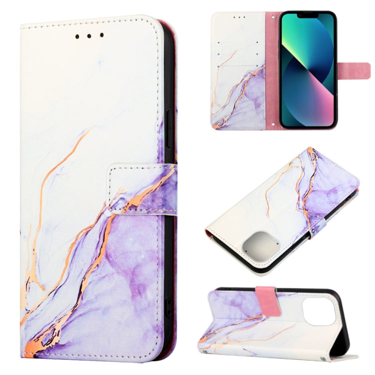 For iPhone 14 Plus Marble Pattern Flip Leather Phone Case Max Launching